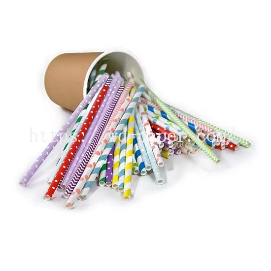 Colored Paper Straws